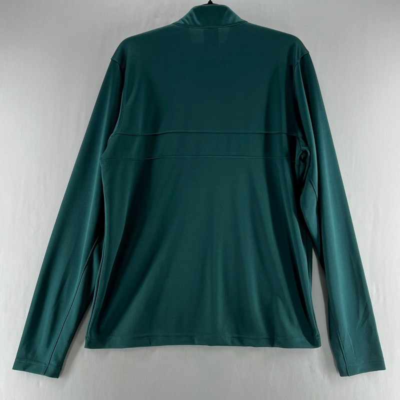 Nike Dri-FIT Half Zip Golf Pullover Mens S Mock Neck Sweatshirt Activewear Green gallery