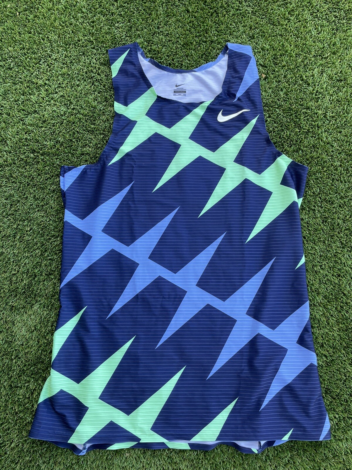 New Nike Elite Pro Singlet Men’s SZ XXL Track & Field CI0799-XXX Blue And Green gallery
