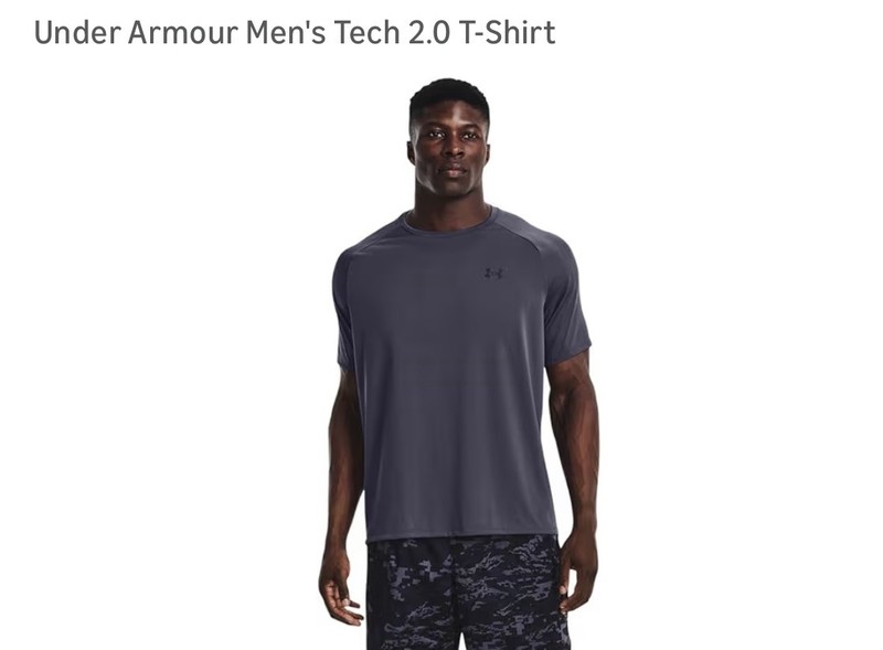 NWT Lot of 3 Mens Under Armour UA Tech 2.0 T-Shirt Midnight Navy Small gallery