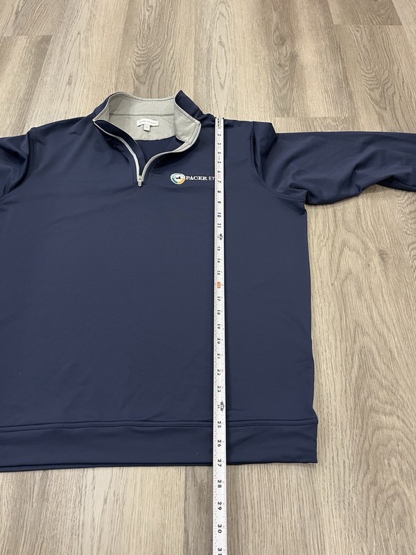 Peter Millar Perth Performance Quarter-Zip Men's XL Pullover Navy Pacer ETF gallery