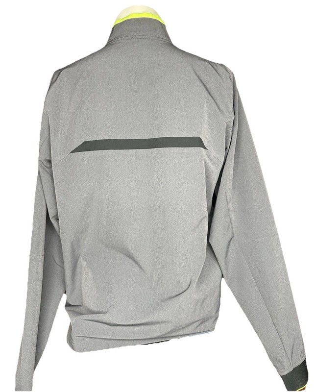 Nike Golf Tour Performance Dri-FIT Half-Zip Pullover - Size M Grey w/neon Green gallery