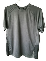REEBOK MENS SHORT SLEEVE GRAY ATHLETIC ATHLEISURE TOP TEE TSHIRT EUC M