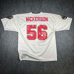 Vintage 90s Tampa Bay Buccaneers Hardy Nickerson #56 Jersey White Large