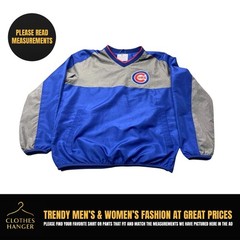 Chicago Cubs GIII Sports Carl Banks MLB Pullover Windbreaker Jacket Large 8263