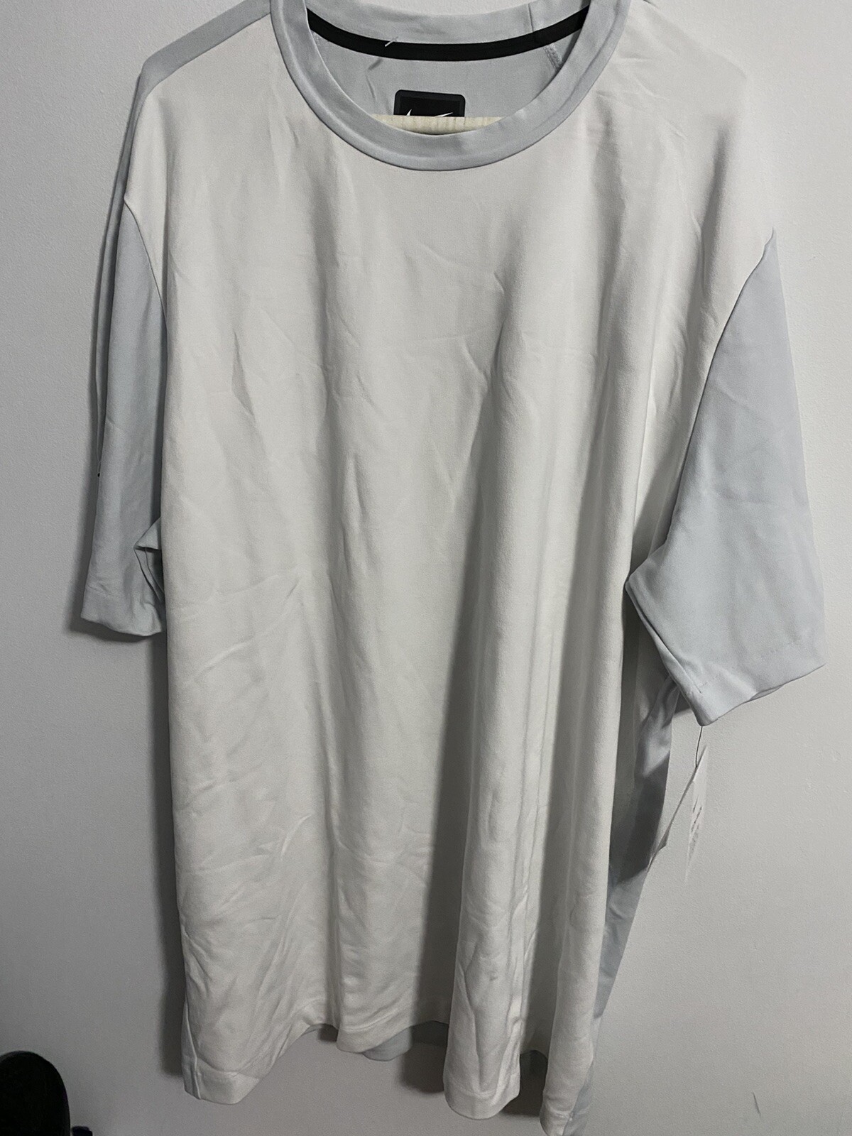 Nike Men's NSW Sportswear Teck Pack Short Sleeve Tee Top Pure Platinum XXL gallery