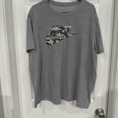 Men’s Nike Dri-Fit Shirt With Camo Lettering And Swoosh Size 2x