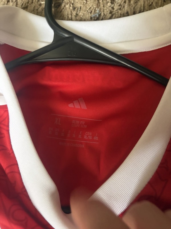 Adidas ARSENAL 25/26 Long Sleeve Home Gyokeres UCL Jersey Men Sz XL JI9536 RARE! gallery
