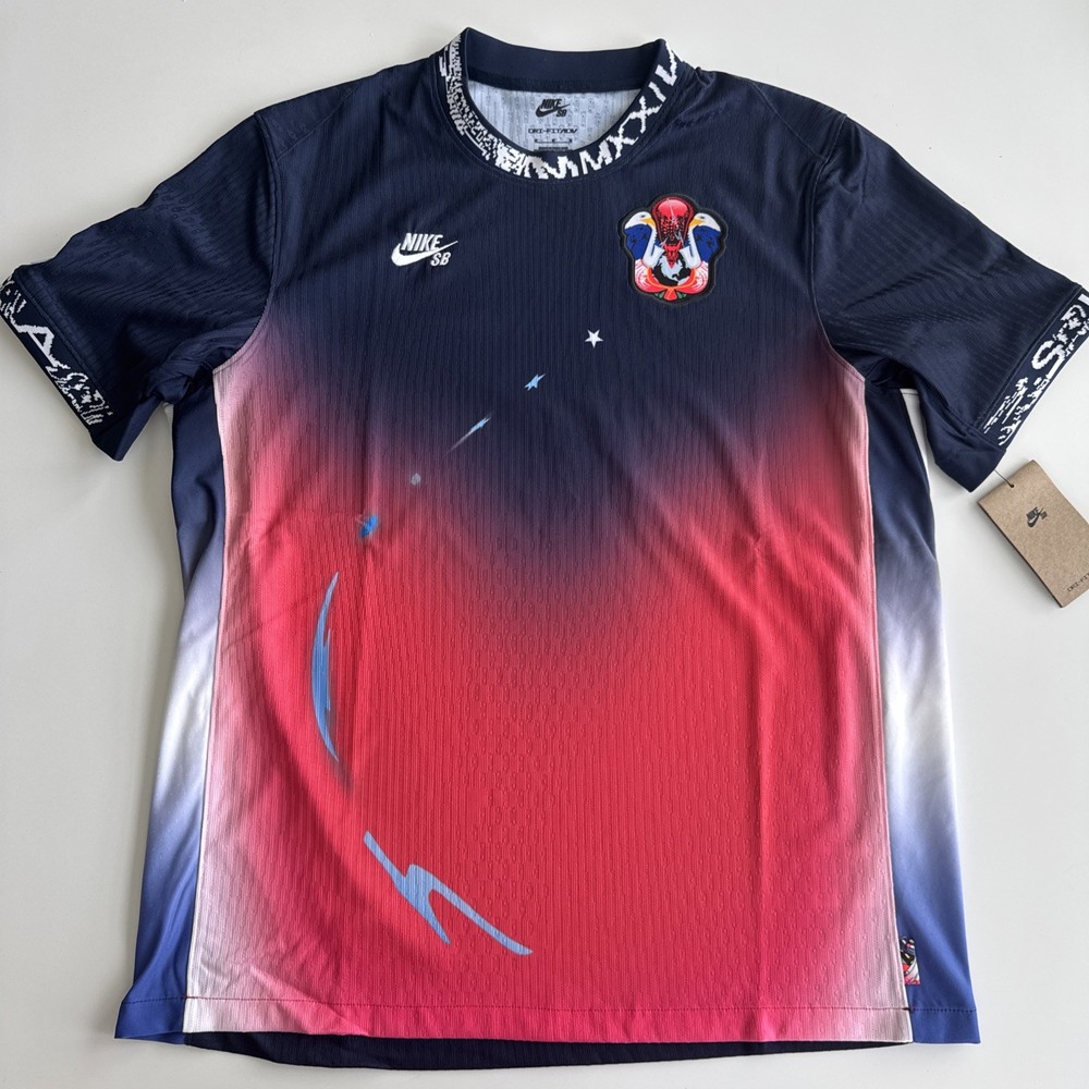 Nike SB 2024 USA Olympics Dri-Fit Eagle Jersey Obsidian Blue - Men's Size Medium