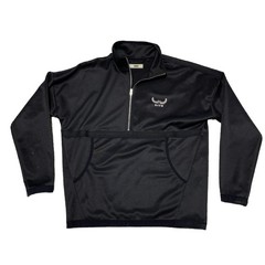 Kith Men’s 1/2 Zip Track Jacket Long Sleeve Pullover Black Size M Medium SS18