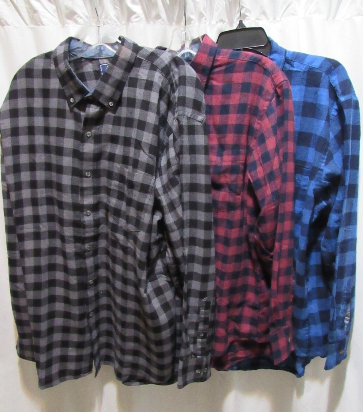 IZOD Varied Colors, Plaid, Long Sleeve Men's Flannel, Shirt S, XL, 2XL gallery