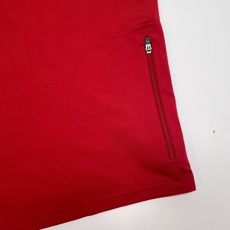 Cloudveil Short Sleeve Pullover Men’s Size Large Red Half Zip Shirt Hiking Base gallery