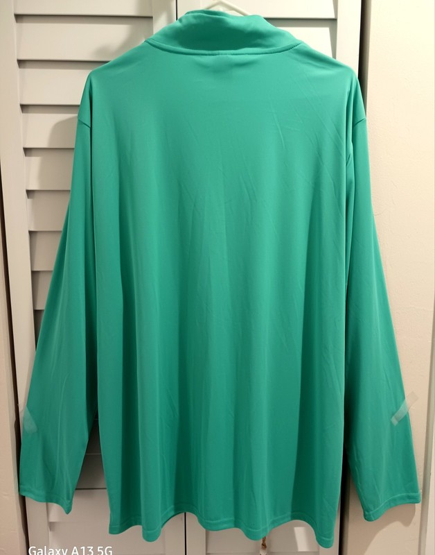 NEW Reel Life HydroMAX 1/4 Zip Pullover Top Mens XXL Aqua LS Fishing Sun gallery