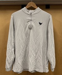 Bad Birdie Quarter 1/4 Zip Mens M Gray Pullover Long Sleeve Performance Golf