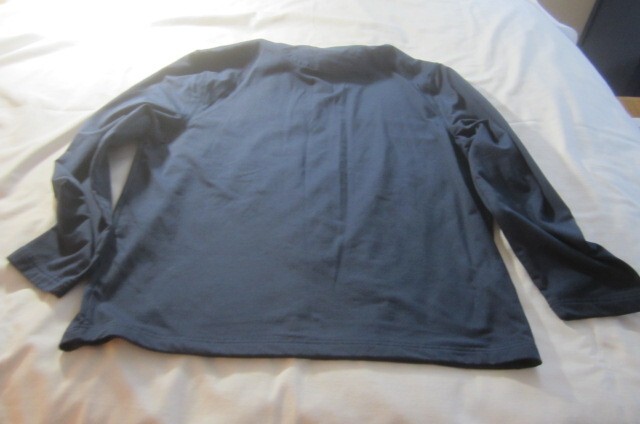 Preowned Men's Size M Blue Jack Nicklaus 1/3 Zip Front Stretch Polyester Top gallery