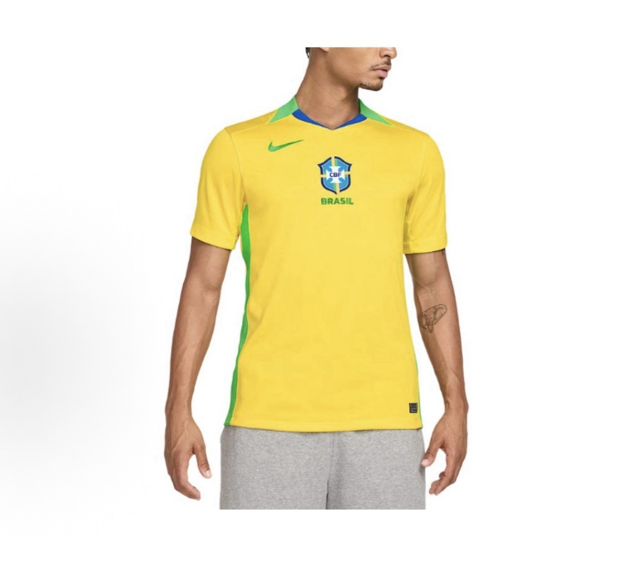 Men’s S Nike Brazil 25/26 Dry Stadium Home Jersey Soccer Uniform Top FZ9011 718 gallery