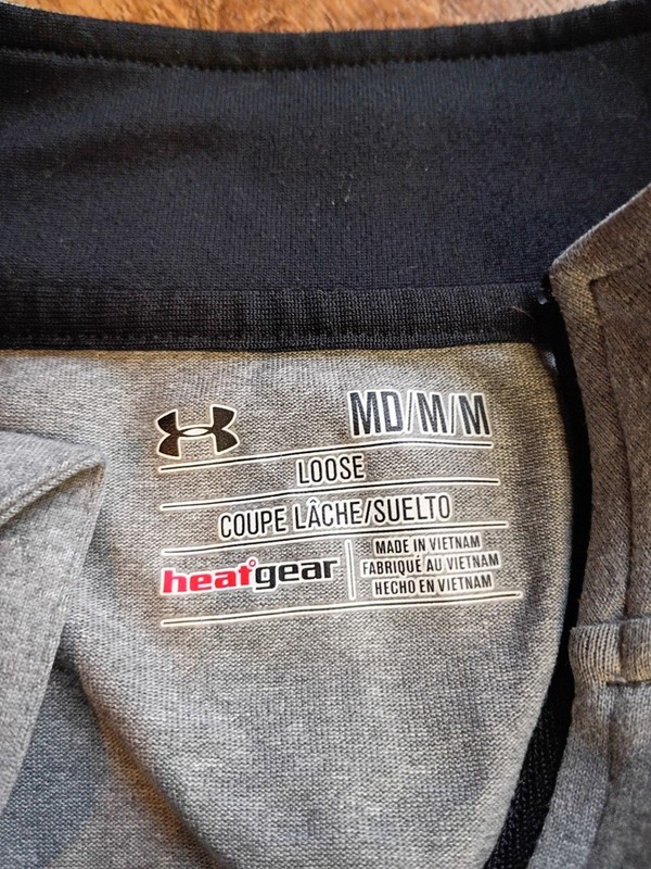 Under Armour Wounded Warrior Project Gray Quarter Zip Pullover Medium gallery