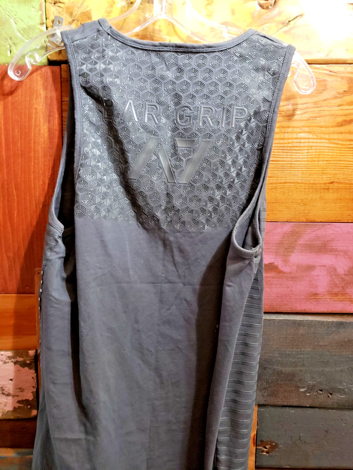 A7 Strongwear Bar Grip Shirt Men’s Grey Thor Odin Powerlifting Squat Gym Tee M gallery