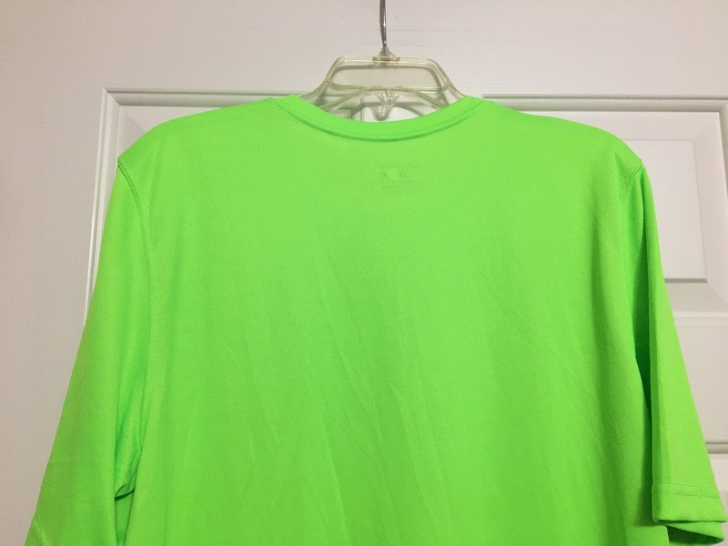 NWT Brooks lime green L relentless athletic active short sleeve shirt men's gallery