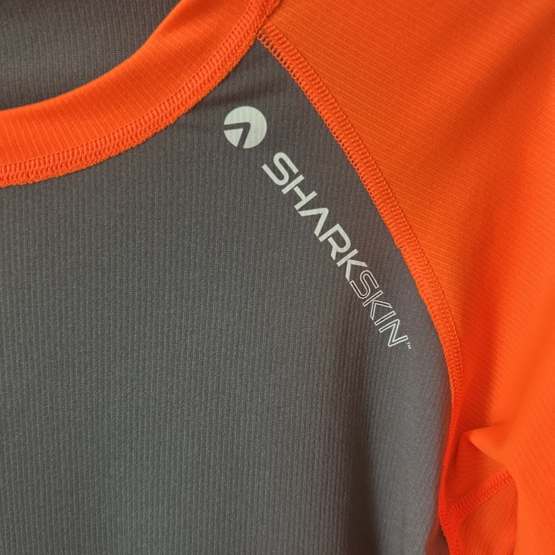 Sharkskin Rapid Dry Long Sleeve Top Size L Orange/Black gallery