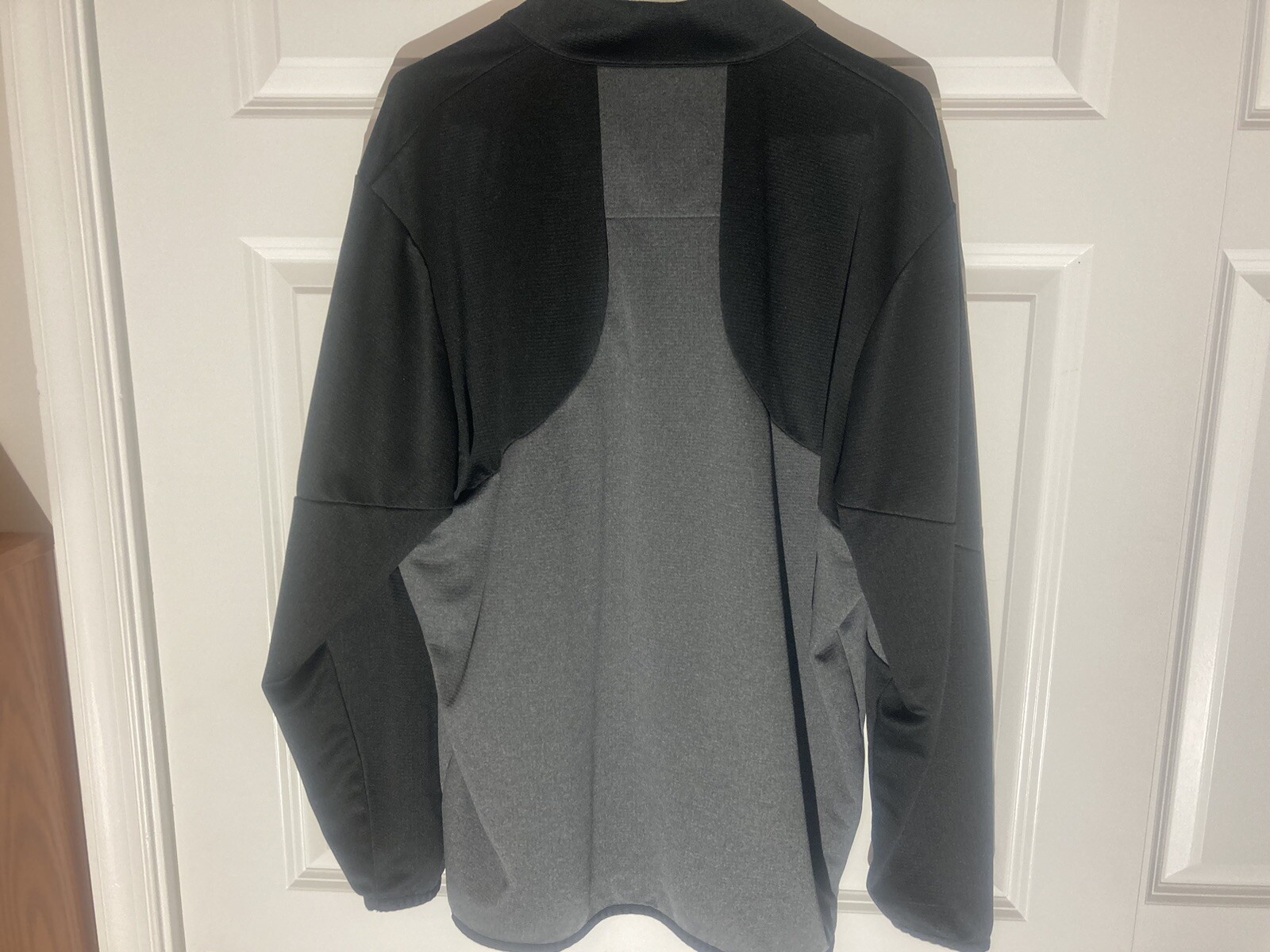 CALLOWAY Golf Stretch Performance 1/4 Zip Pullover Mens Size XL Black/Grey. gallery