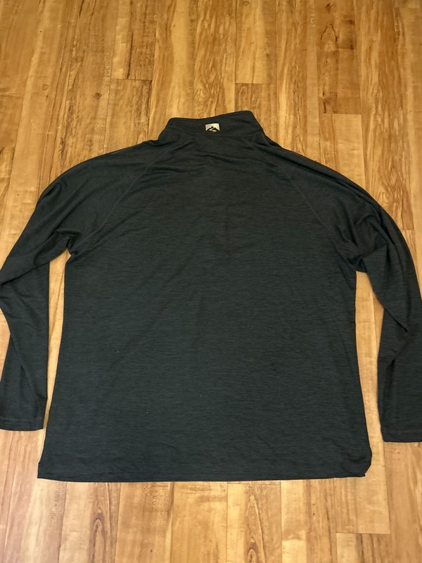 Storm Creek Mens Size 2XL Gray 1/4 Zip Long Sleeve Shirt KS95 for Kids Radiothon gallery