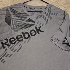 Reebok Men’s 3XL Gray Crew Neck Short Sleeve Graphic Logo Activewear T-Shirt