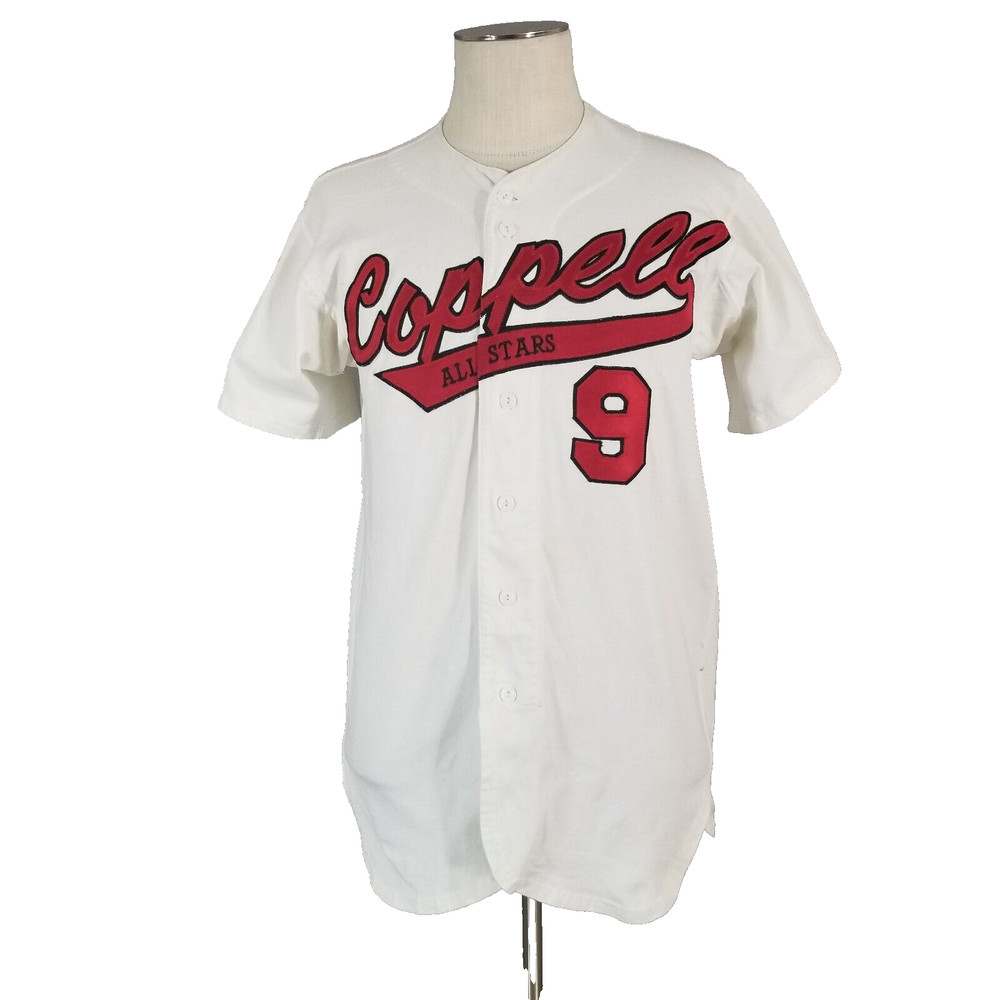 Southland vintage Little League baseball jersey adult small white Coppell Texas