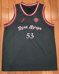 Disney PETER PAN #53 Lost Boys Basketball Style Stitched Jersey Men’s XL