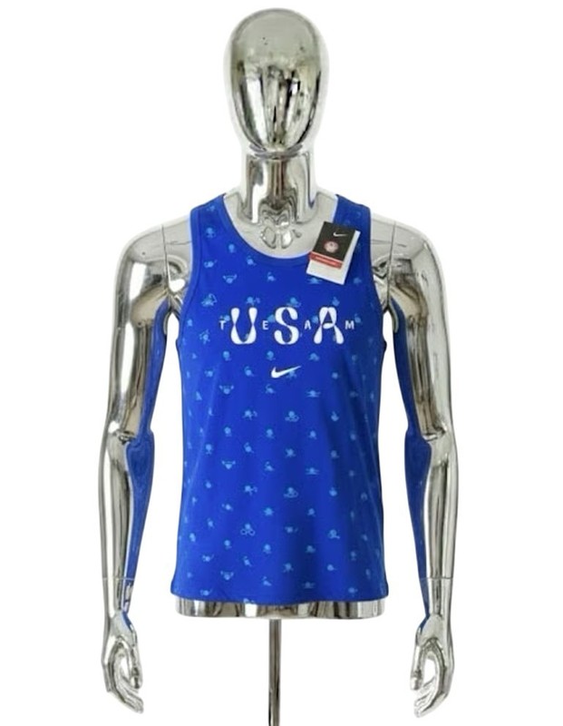 Nike Team USA Club Tank Top – Men’s Medium – Old Royal Blue – FN0879-417 Olympic gallery