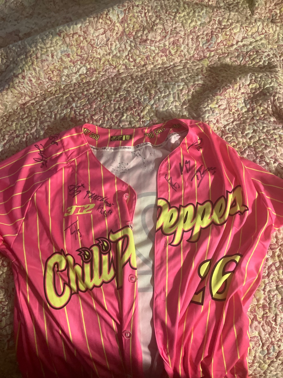chili peppers shirt signed gallery