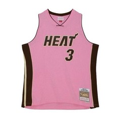 Mitchell Ness Dwayne Wade Jersey Small Miami Heat Pink Sugar Bacon HWC Swingman