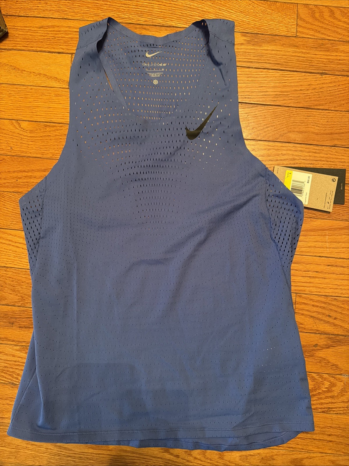 Nike DRI-FIT ADV Aeroswift Pro Elite Running Singlet Mens Size SMALL FN4231-411 gallery