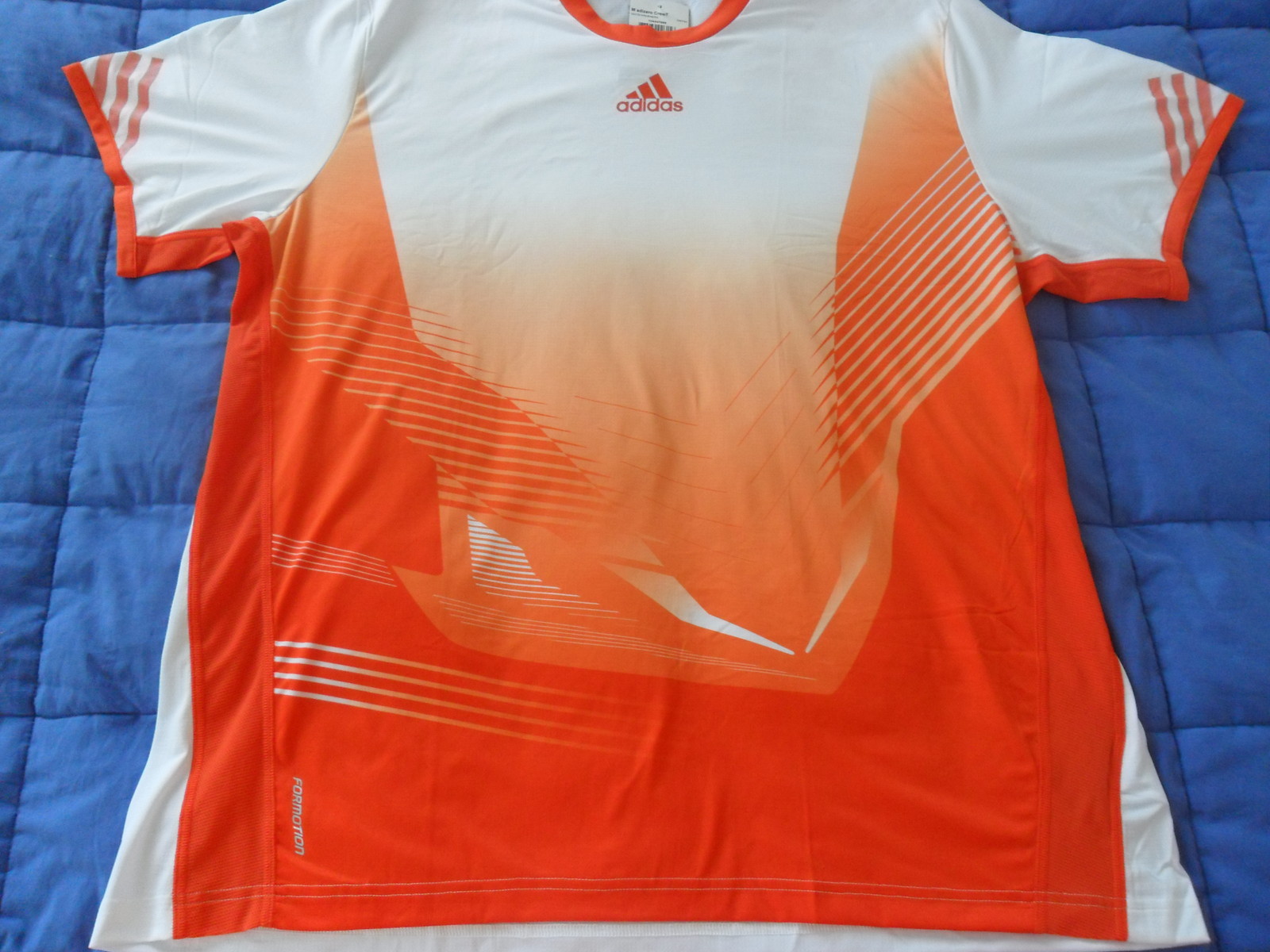 Adidas ADIZERO CREW TEE Tennis FORMOTION Shirt top adipure barricade Men sz S nw gallery