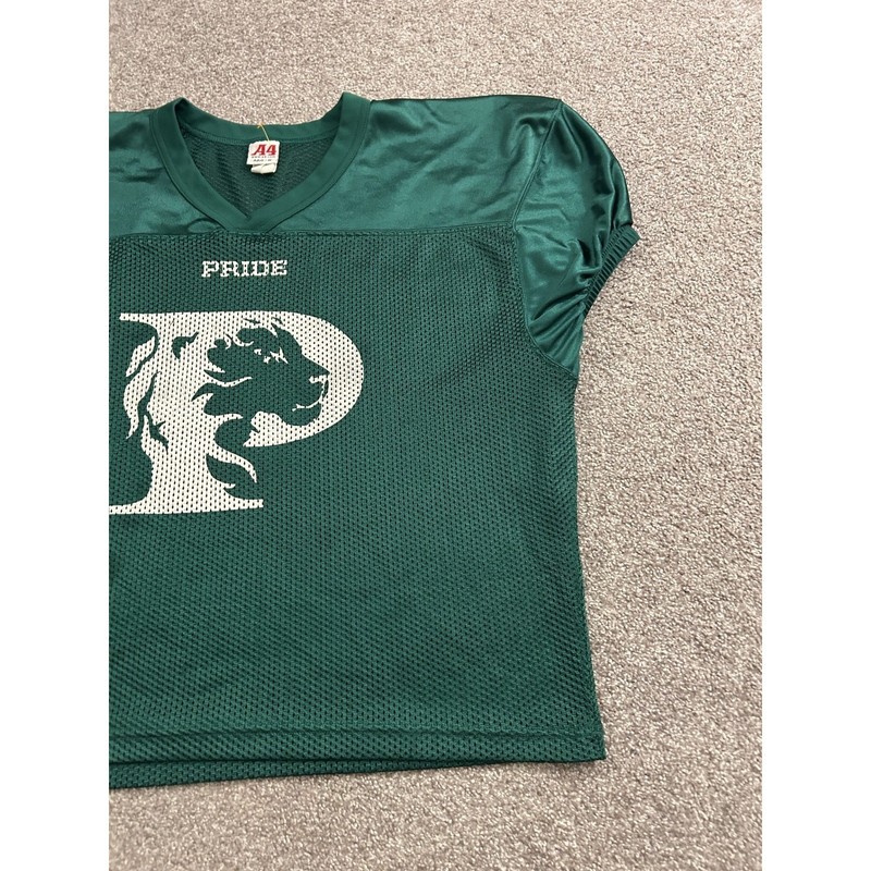 A4 Football Jersey Mens M Green Excellent Pride Lion Graphic Mesh Practice Shirt gallery