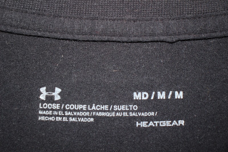 Under Armour heat gear graphic t shirt men's M gray black logo gallery