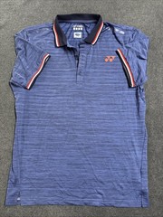 YONEX Polo Men Tennis VeryCOOL SIZE M Navy/Red/Gray