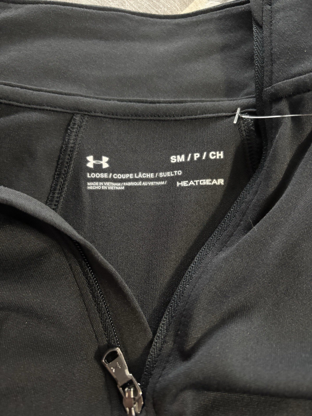 Under Armour HeatGear Pullover Black Men's S Mock Neck 1/4 Zip Long Sleeve gallery