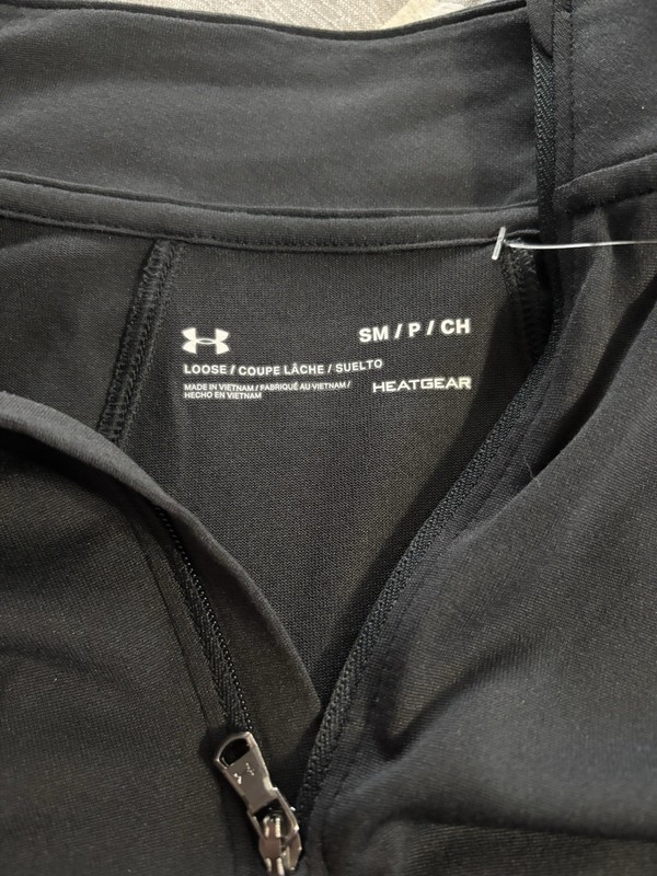 Under Armour HeatGear Pullover Black Men's S Mock Neck 1/4 Zip Long Sleeve gallery