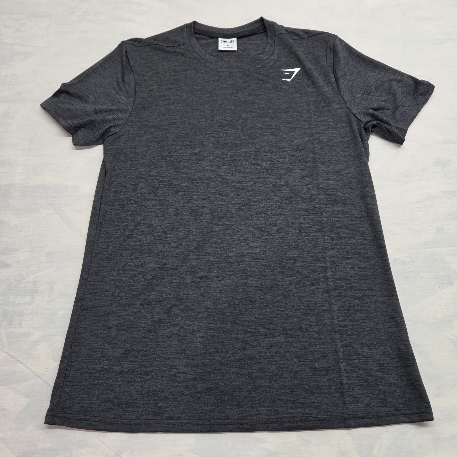 Gymshark M Gray Athletic Fit Lightweight Crew Neck Short Sleeve T-Shirt gallery