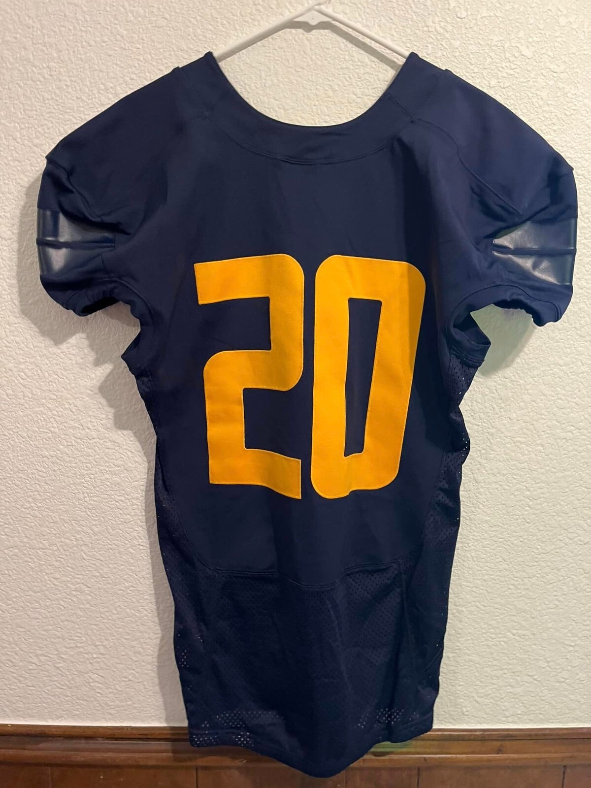 Nike Team Engineered Size LG Blue with yellow 20 front and back. New without tag gallery