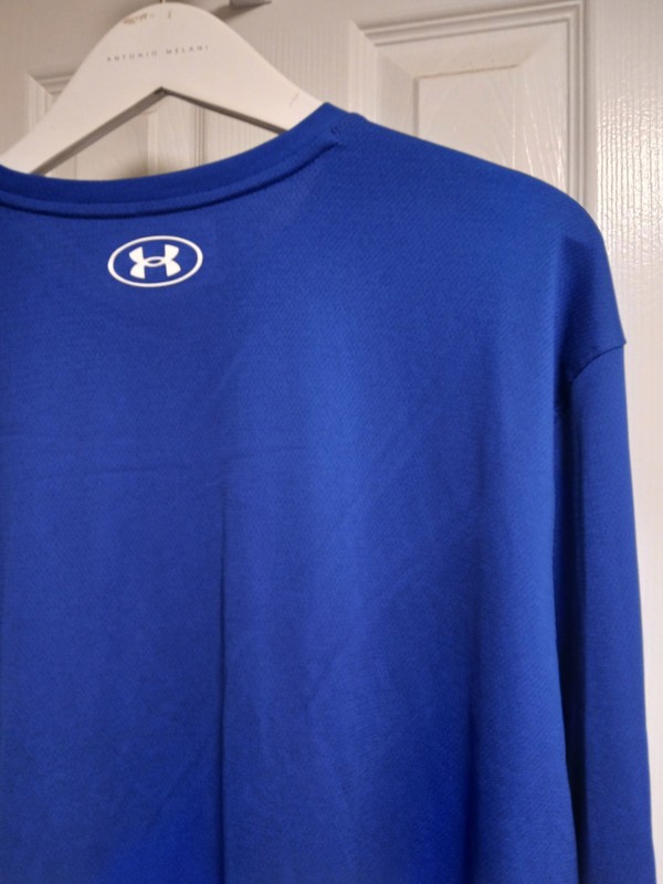 Under ARMOUR CNU Christopher Newport Captains TOP SHIRT LONGSLEEVE SZ.2 XL gallery