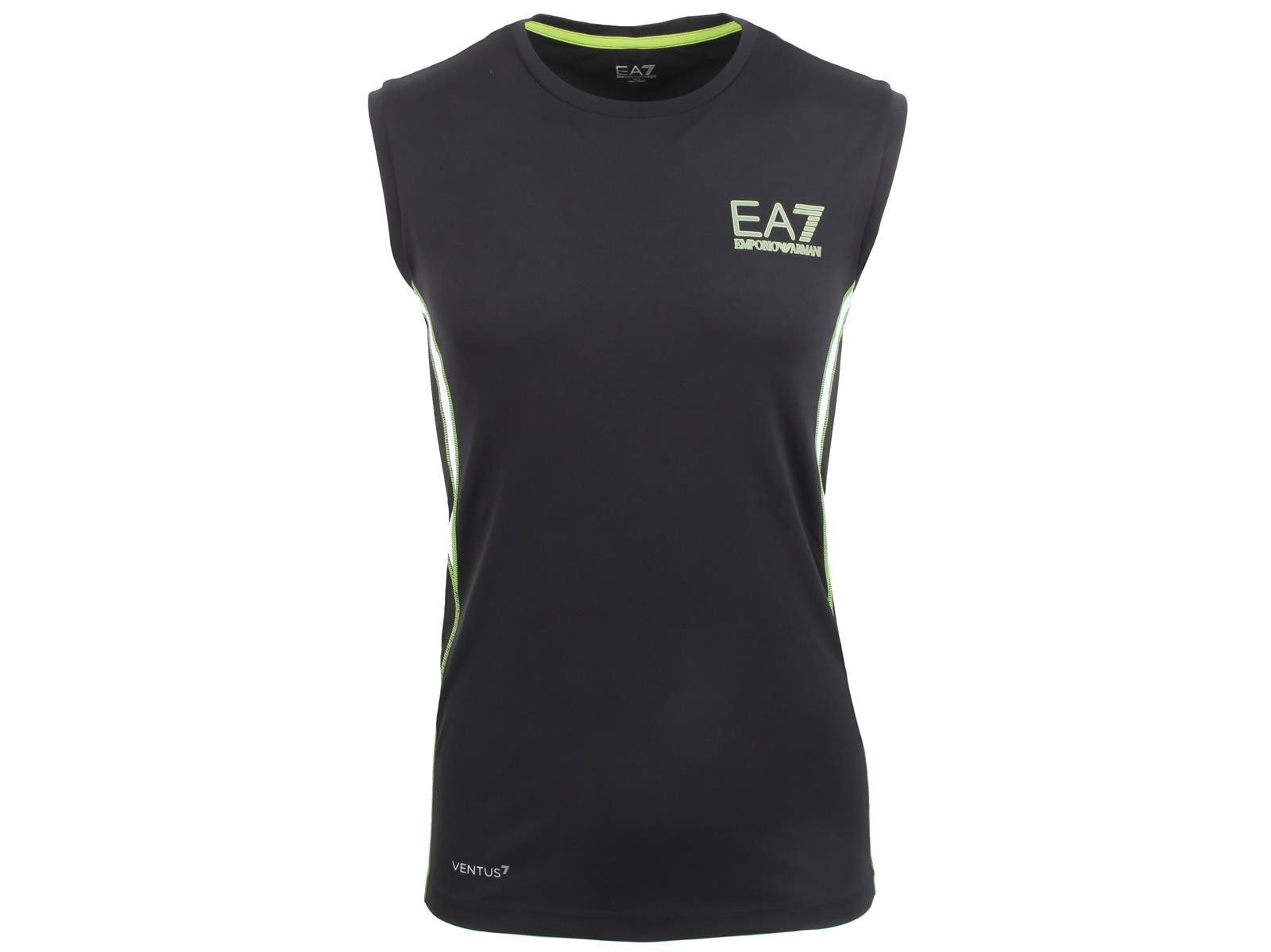 Emporio Armani EA7 men's sleeveless functional shirt Ventus 7 black size M gallery