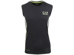 Emporio Armani EA7 men’s sleeveless functional shirt Ventus 7 black size M