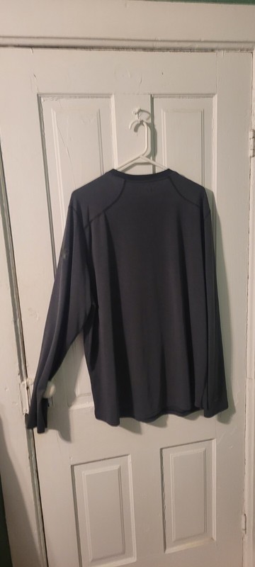 Under Armour Size 2X Darkgray/black Threadborne Long Sleeved Shirt gallery