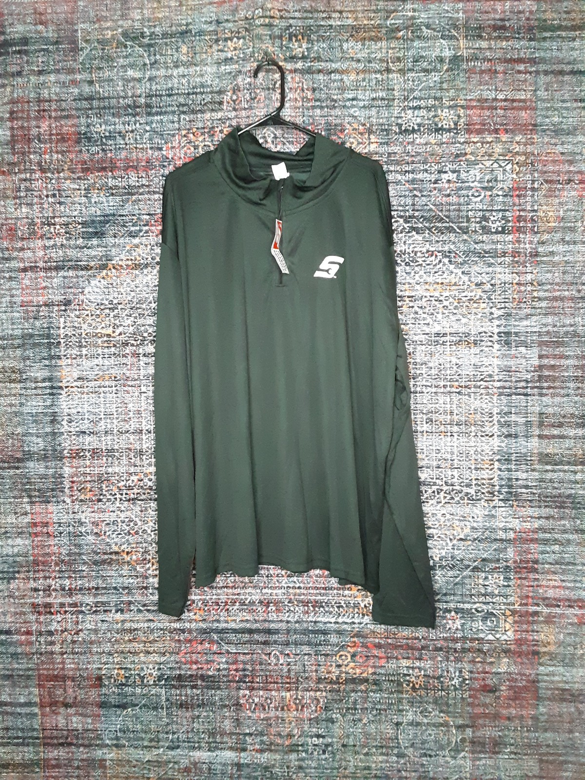 Snap On Tools mens dark gray lightweight mesh 1/2 zip pullover XXL NWT gallery