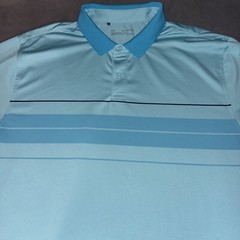 EUC Mens Under Armour SS Golf Shirt, Blue, Size 2XL