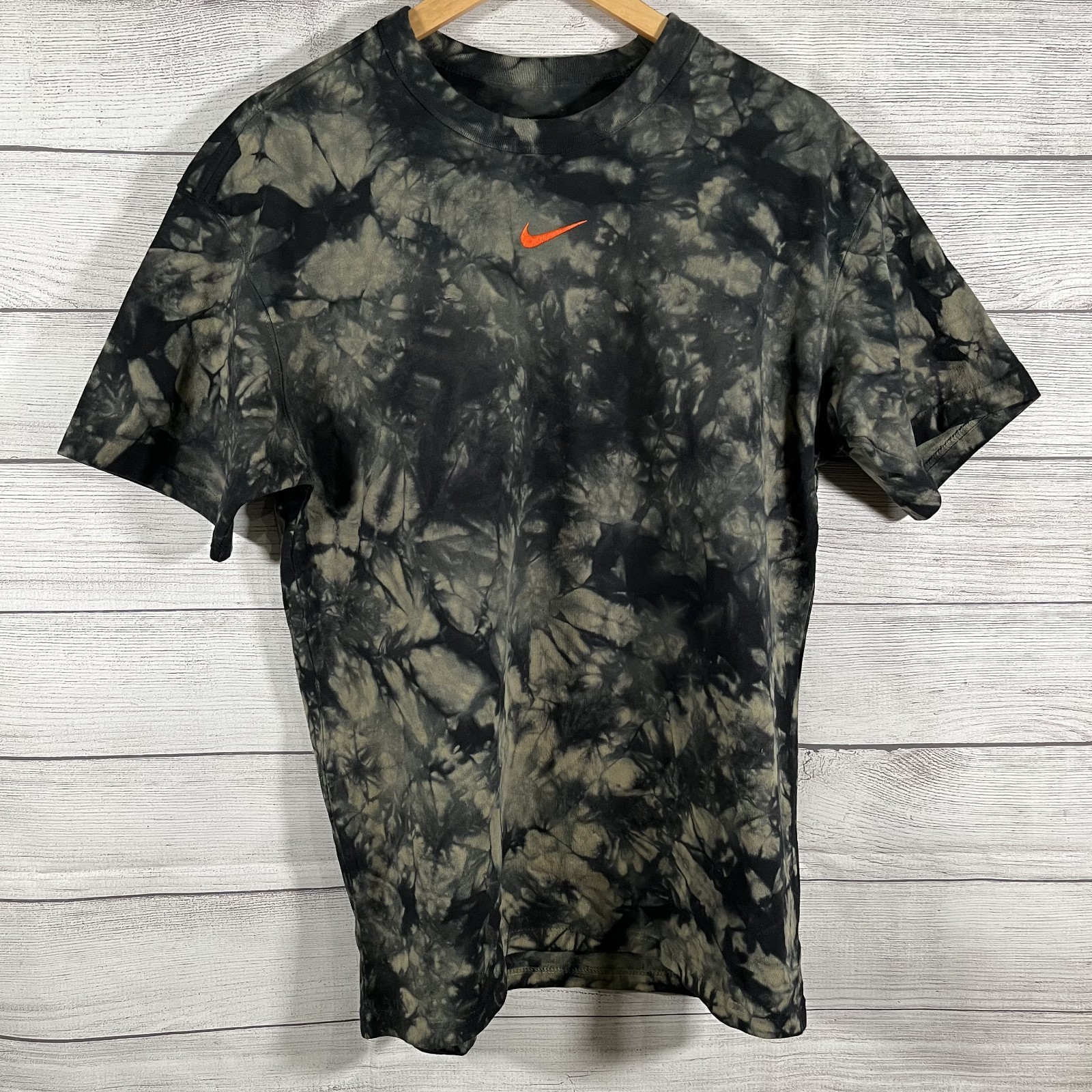 Nike Camo Shirt Men's Size Small NBA Black/Gray Camouflage HF0873-276 !!RARE!! gallery