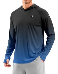Men’s Sun Protection Hoodie Shirts Long Sleeve UPF 50+ Swim Shirts for Men Ra…