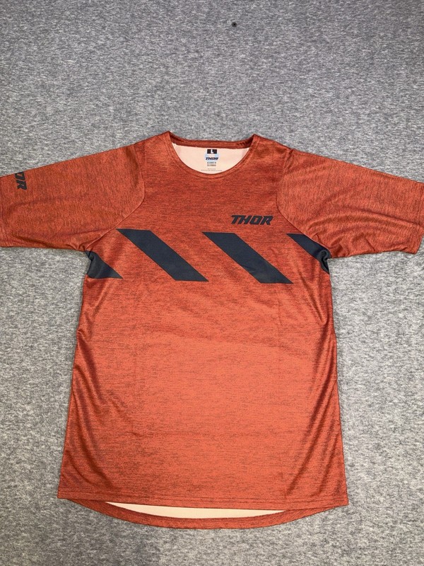 THOR Assist Hazard Mens Size Large Short-Sleeve Jersey - Brick/Heather gallery