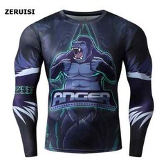 Brazilian Jiu Jitsu BJJ MMA Rashguard Long Sleeve New 2023 Styles Samurai Style